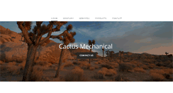 Desktop Screenshot of cactusmechanical.com